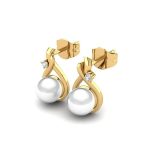 گوشواره طلای 18 عیار زرد جینی - تصویر 3
